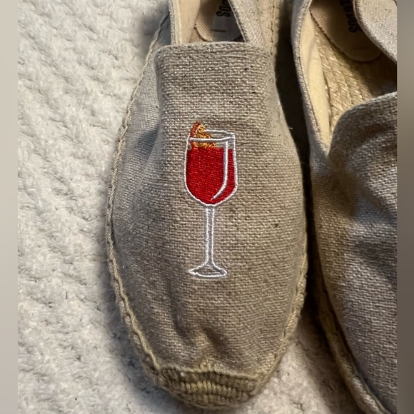 NWOB Soludos Embroidered Aperol Spritz Espadrilles 🧡 - Picture 4 of 4